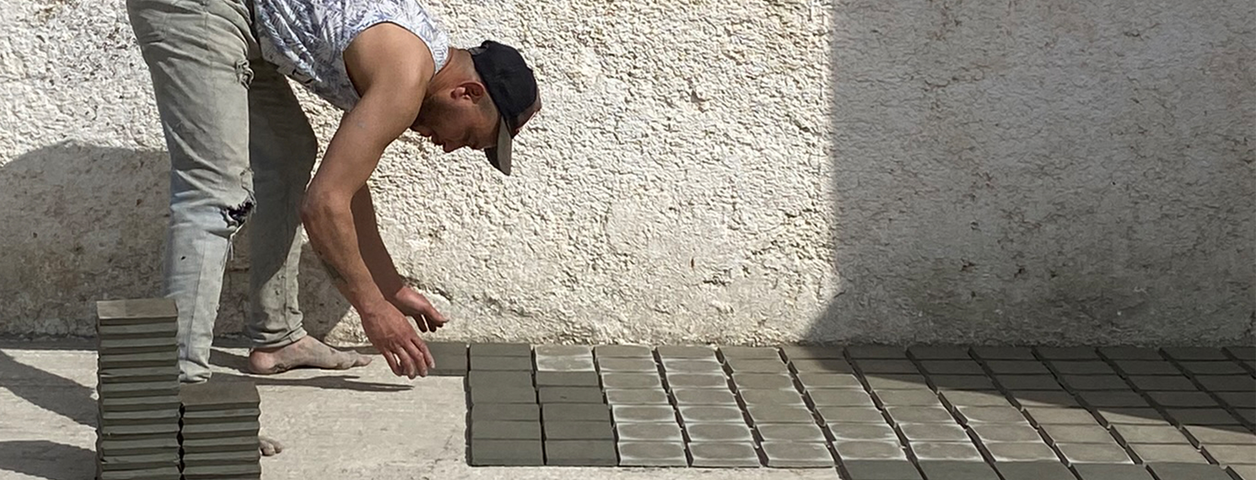 Tiles Being Crafted